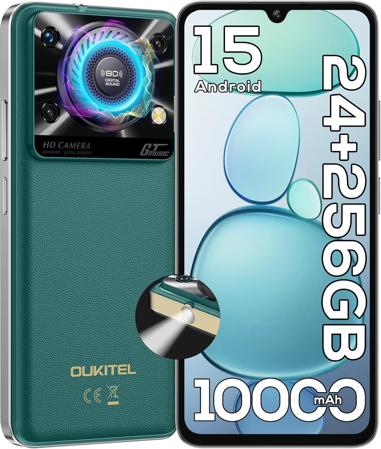 OUKITEL C60 PRO Android 15 スマートフォン 256GB Amazon.com: OUKITEL C60 PRO Android 15 Cell Phone Unlocked